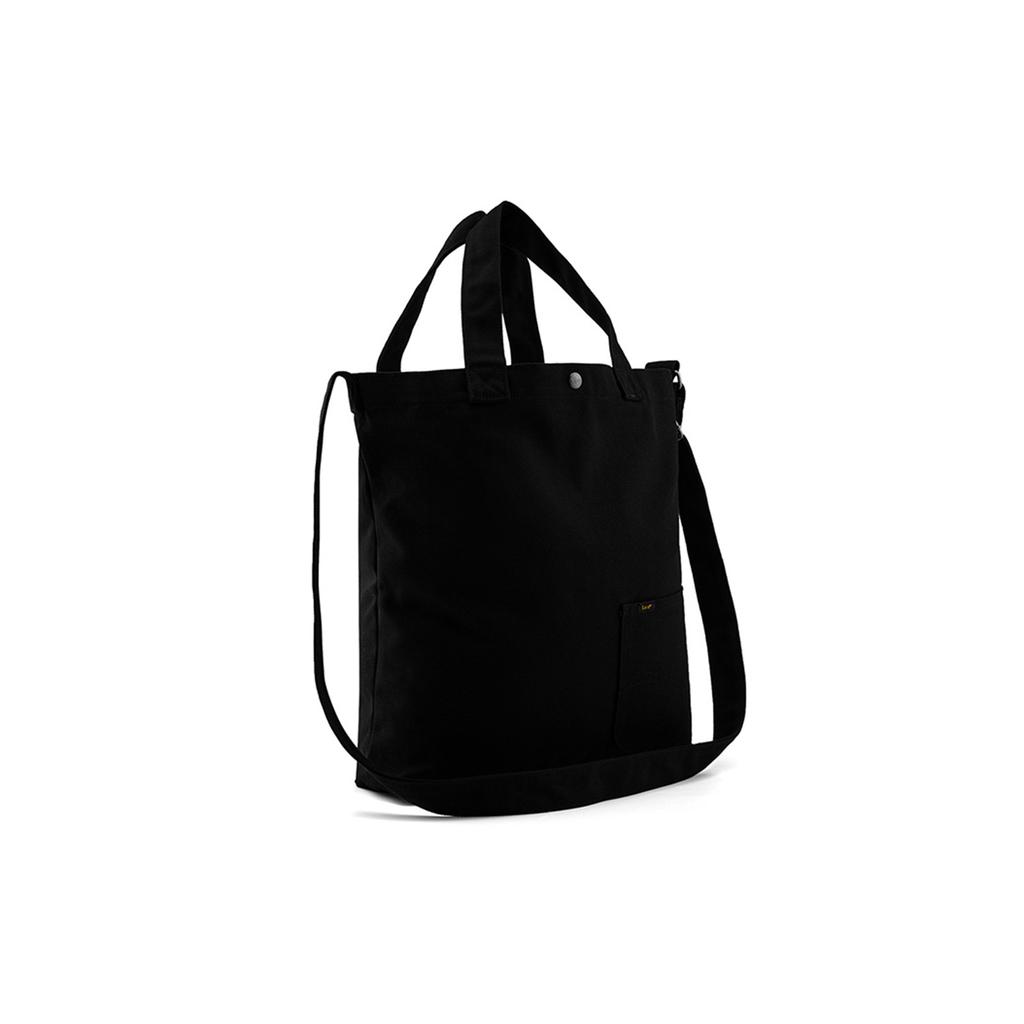 New Lee Cotton Canvas Tote Bag, Shopping Bag, Canvas Bag, Shoulder Bag, Crossbody Bag, Handbag Regular Unisex Black L419214ZKK11