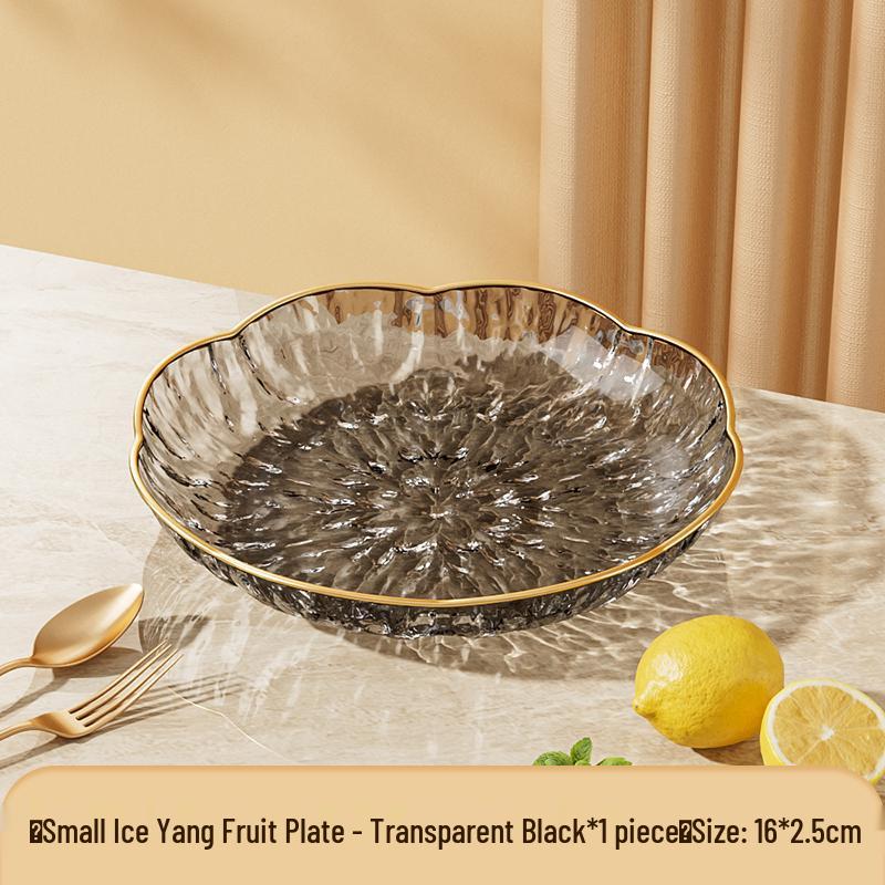Modern Luxury Fruit and Snack Display Plate for Living Room