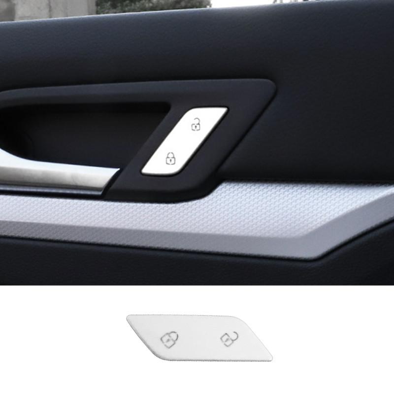 

Автомобильный Стайлинг Кнопка Разблокировки Двери Переключатель Крышка Отделка Наклейка Подходит Для Volkswagen VW Golf 8 MK8 2020-2021 Аксессуары Для Интерьера Автомобиля Only left hand drive серебряный