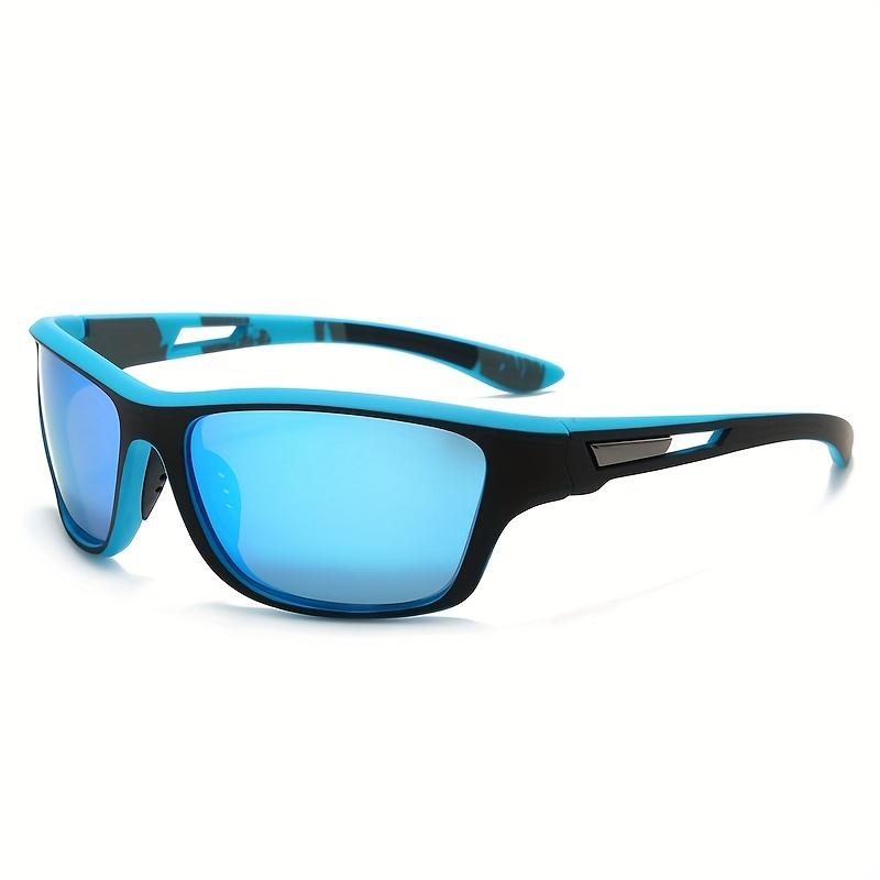 10 Pairs of Men's Colored Real Film Sports Glasses Durable PC Frame Suitable for Daily Leisure Parties and Driving Use