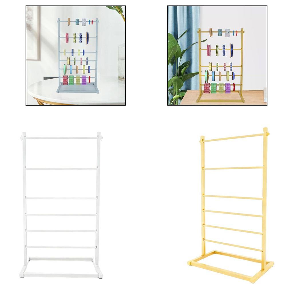 Ribbon Organizer, Ribbon Display Shelf, Space Saving Ribbon Holder, Ribbon Rack Ribbon Storage Stand,