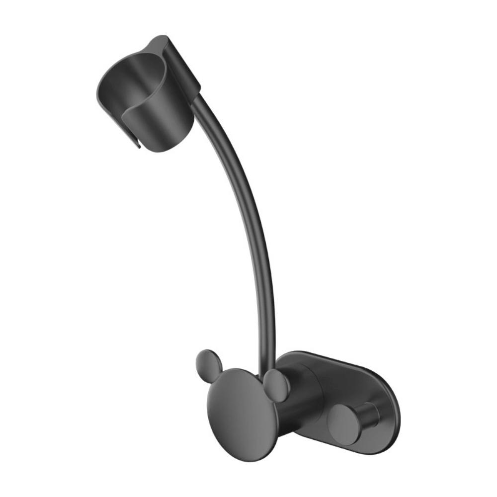 Wall-Mounted Hair Dryer Holder No Punching Bathroom Storage Rack Blower Bracket  Toilet