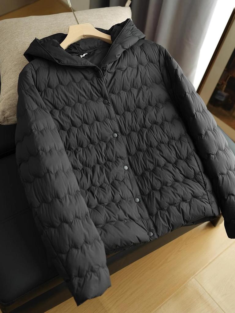 Graphene Hooded Lightweight Down Jacket