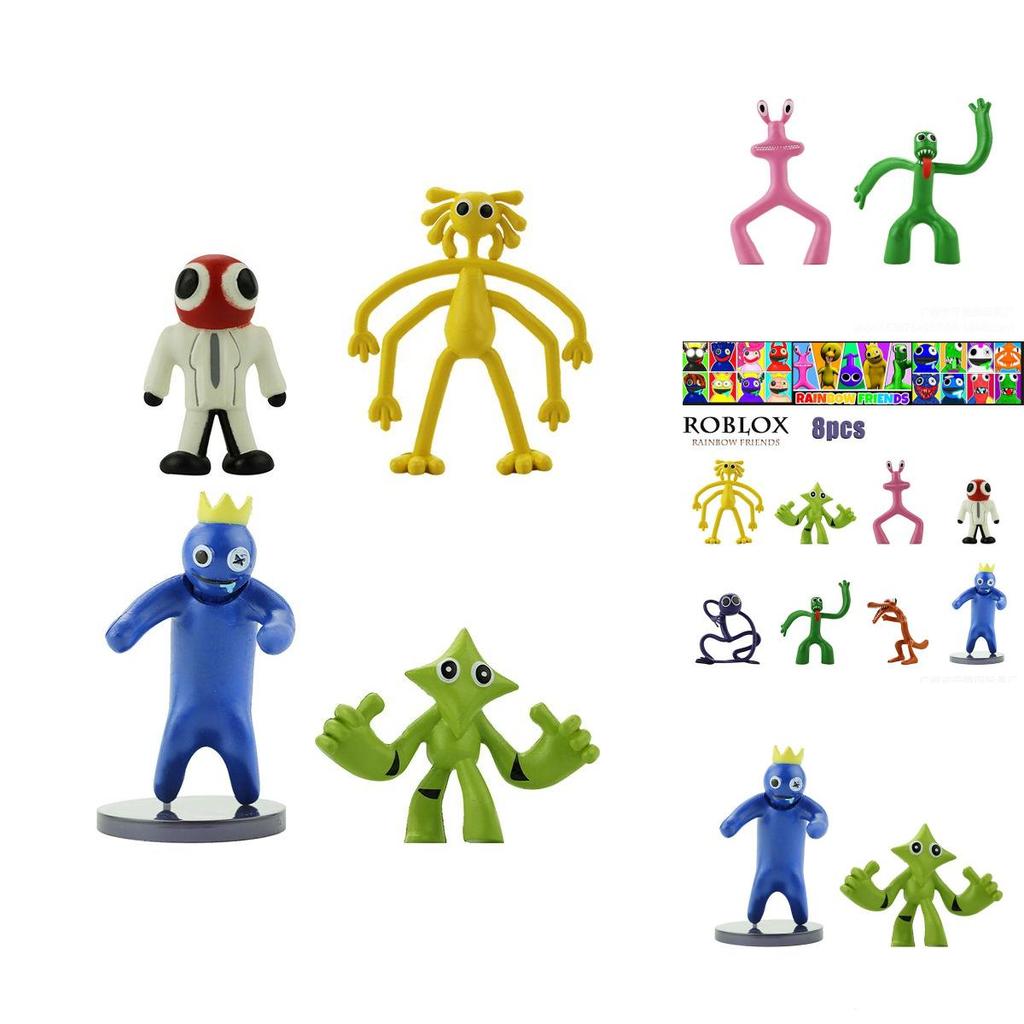 Perfect Gifts For Kids Roblox Rainbow Friends Figure Toy Model Decoration Doll Set