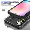 For Samsung Galaxy A24 4G (162.1 x 77.6 x 8.3mm)/A25 5G (Global) (161.0 x 76.5 x 8.3mm) Case Rotatable Kickstand Phone Cover