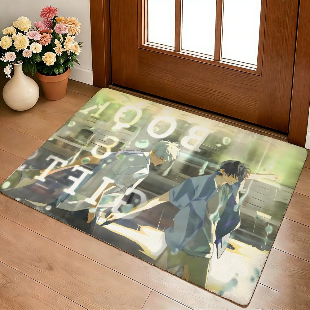 Hot Bl Anime L-link Click Floor Mat Cozy Flannel Soft Thick Non-Slip Mat For Living Room Bedroom Kitchen Decor Rugs