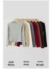 Women's Merino Wool and German Velvet Round Neck Bottoming Shirt - A-type Stitching and Thickened Skin-Beautifying Fabric