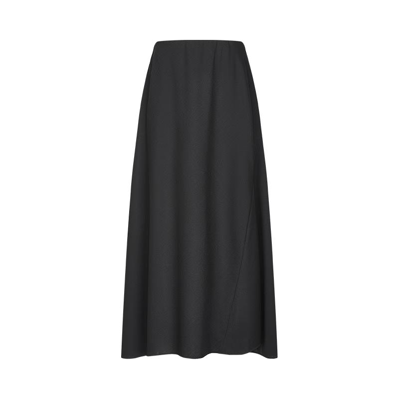 Less 2025 Autumn A-Line Retro Midi Skirt