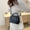 Chic Minimalist Women's Sling Bag Summer 2024 Trendy Pu Leather Square Handbag For Daily Use