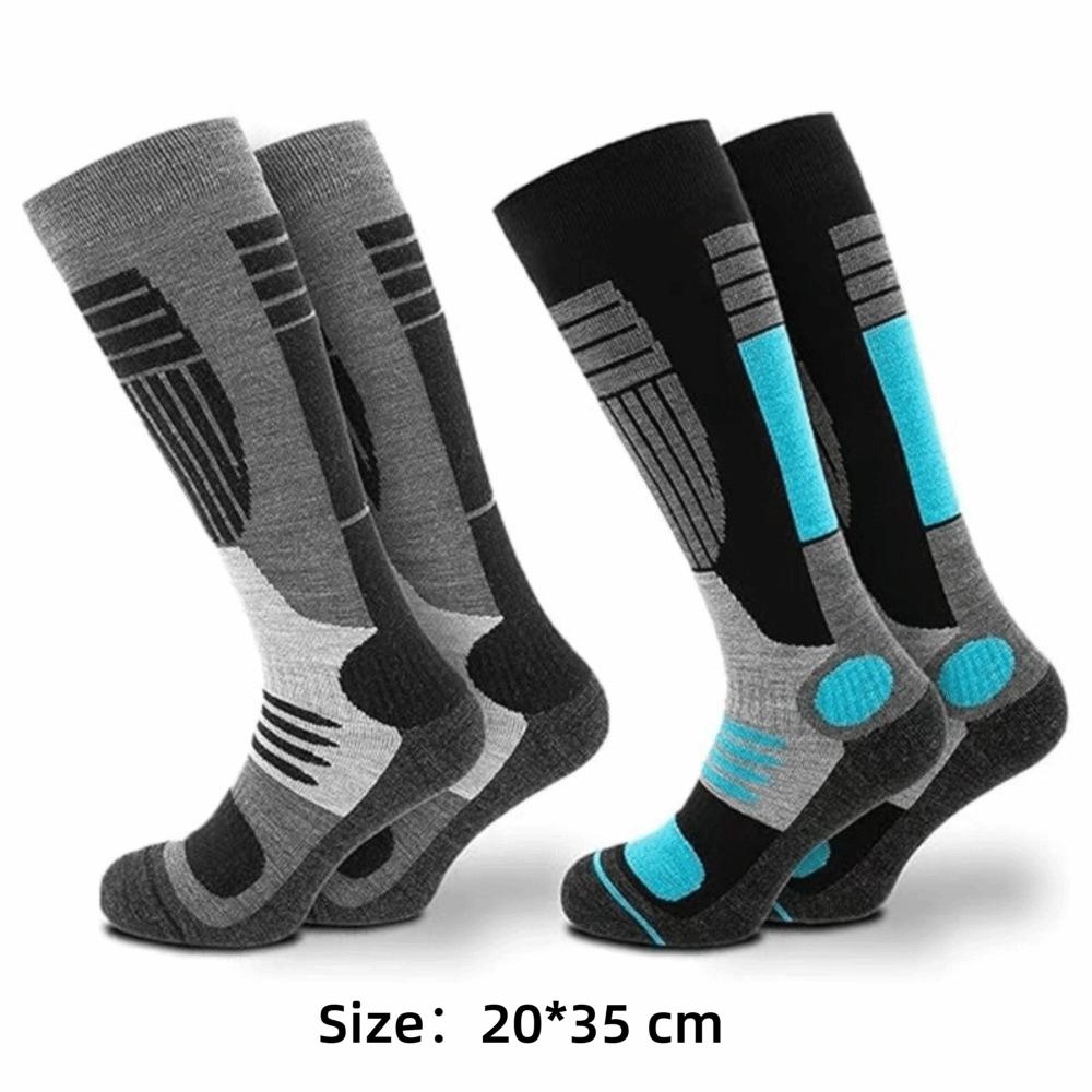 Warm Long Style Ski Socks Soft Comfortable Long Socks Winter Sports Socks Snowboarding