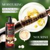 SADOER Shampooing Nettoyant Nourrissant Lisse Shampooing à l'Huile d'Argan au Beurre de Karité