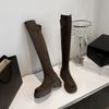 Over-the-knee Shoes, Long Boots, Women's Boots, Thick-soled and Fleece High Boots, Women's Shoes