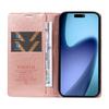 For iPhone Air Wallet Case YIKATU YK-006 Magnetic Closure Leather Phone Cover Litchi Texture