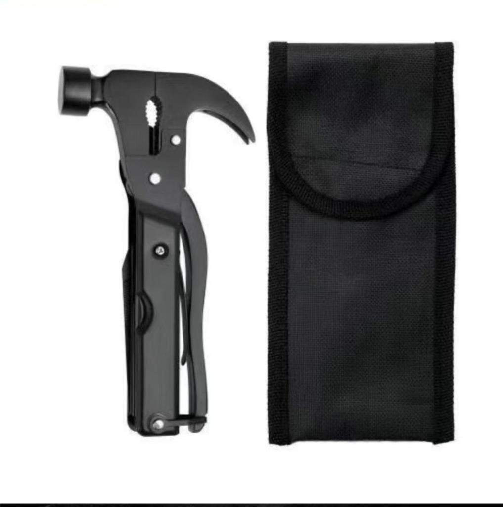 Popular 16-in-1 Multi-functional Car Axe Hammer Emergency Tool for Camping and Outdoors