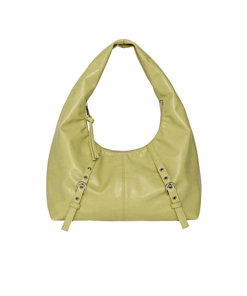 Picea Belted Hobo Mini Bag [Lime Yellow]