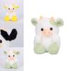 Belle Strawberry Cow Plush Toy With Soft Pp Cotton Filling