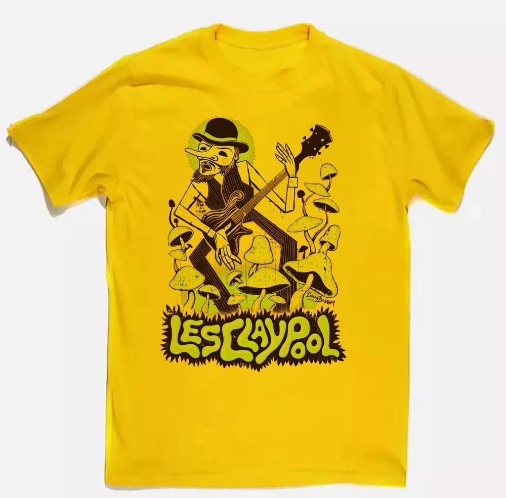 Les Claypool Yellow Cotton Shirt Full Size S5xl Unisex Cl218 S