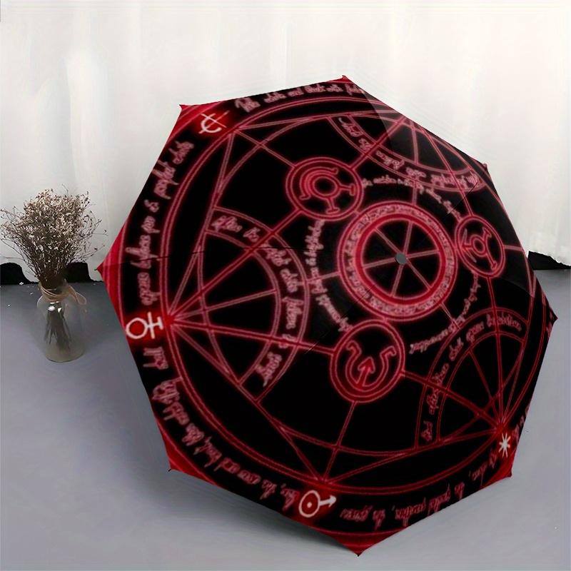 Alchemist's Full Circle Symbol - Magical Runes for Alchemy EnthusiastsUmbrella, Portable 3-Fold Umbrella for Men & Women,Christmas Gift ES242