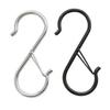 12 Pcs Bathroom Hooks Lock Clip Windproof Anti-slip Hanging Safety Buckle Heavy Duty S Hooks Hanging Plants Closet Hooks Clothes Kitchen Utensil Pots