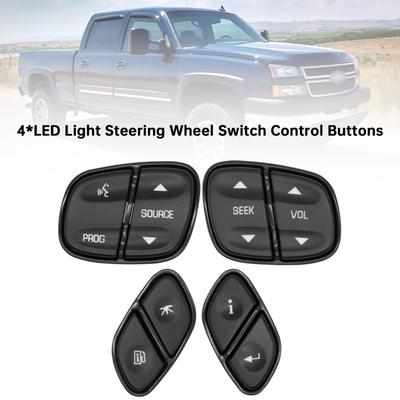 4Light Steering Wheel Switch Control Buttons For Chevy Suburban 2003-2006