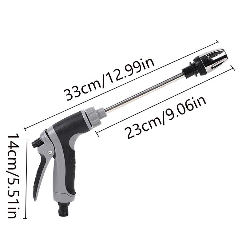 High Pressure Car Wash Water Gun Garden Water Pipe Nozzle Multifunctional Watering Tool Powerful Cleaning For Cars And Gardens
