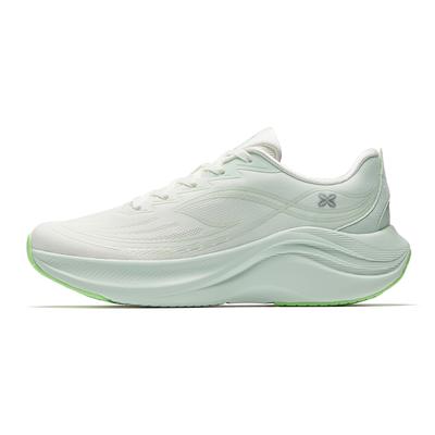 Leaf 6 Comfortable Fashion Versatile Fabric Low-Top Running Shoes Women Sneaker Ivory-White Light-Dawn-Green 922545524-7