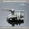 304 Stainless Steel Wine Barrel Spout: Glass Infusion Bottle & Ceramic Jar Valve