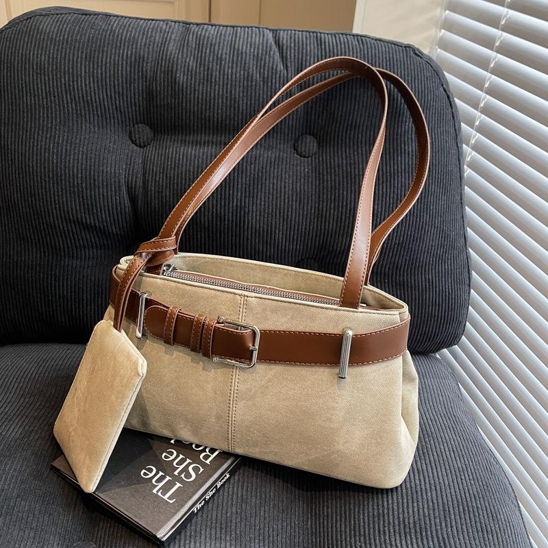 High End Versatile Armpit Bag Large Capacity Bag Fashionable Commuting Casual Retro Single Shoulder Tote Bag