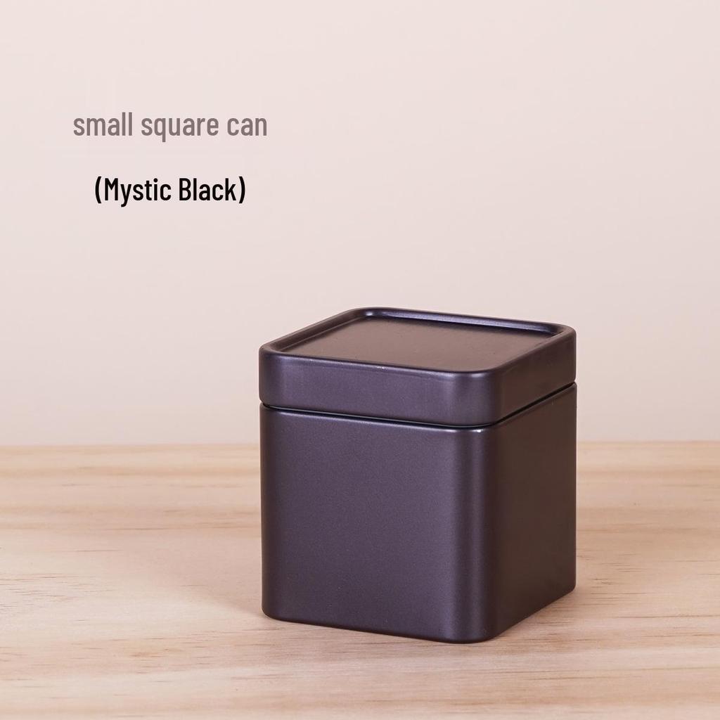 Mini Universal Tea Tin - Square Metal 10g Packaging for Black & Green Tea