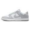 Nike Dunk Abrasion Resistant Breathable Abrasion Resistant Breathable Low top Skateboard Shoes Unisex Gray White HF5441-105(Team1704-)