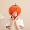 Children Headpiece With Cute Persimmon Design Fade Resistant Fabric Head Cover For Photo Props Holiday Celebrations