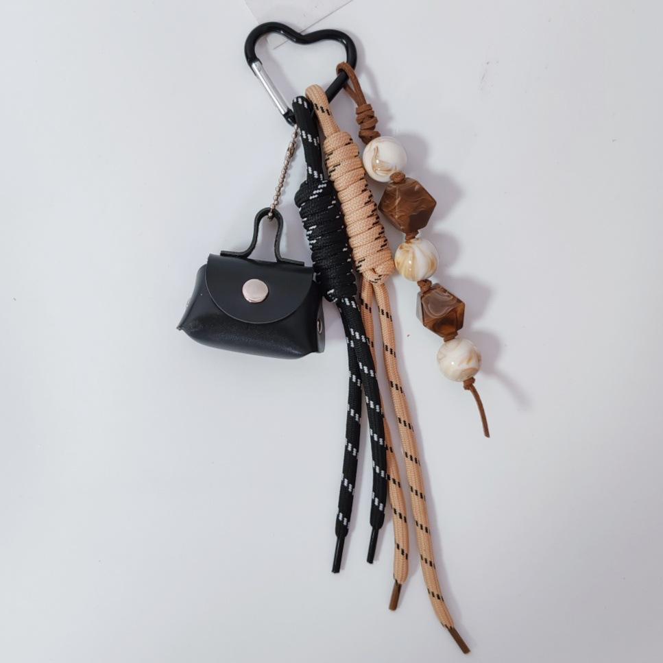 New Durable Braided Rope Polyester Bag Pendant Small Puppy Cartoon Multi-Strand Street Trends Gift Made in China