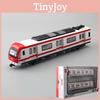 Transit Metro Rail Trains Model Toy Set With Light Sound Effects For Gift Kids