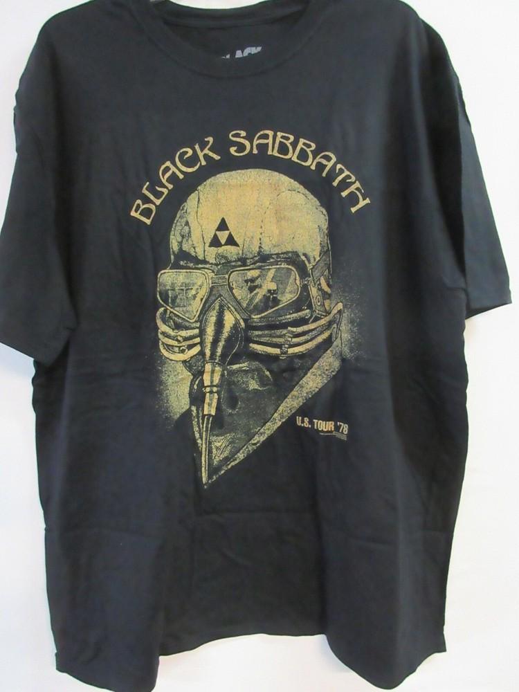 ОФИЦИАЛЬНЫЙ МЕРЧ BLACK SABBATH ТУР 78 ГРУППА КОНЦЕРТ МУЗЫКА 2XL / XXL Унисекс Футболка XXXL