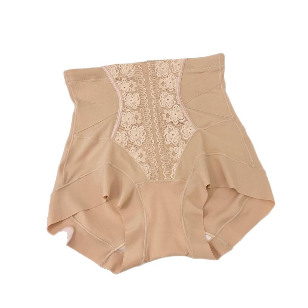 Cool Silk Lace High-Waisted Tummy Control Shaping Shorts with Butt Lift