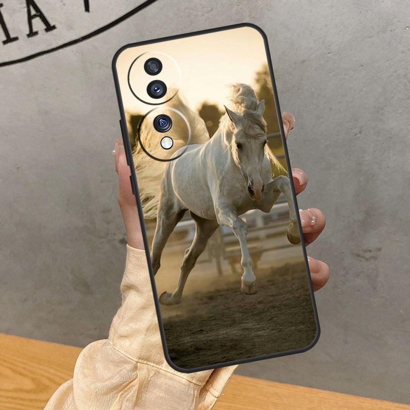 

Чехол Скачущая лошадь для Honor Magic 7 Lite 5 6 Pro Чехол для Honor 400 200 50 70 90 X9 X8a X8b X9a X9b X9c Honor 90