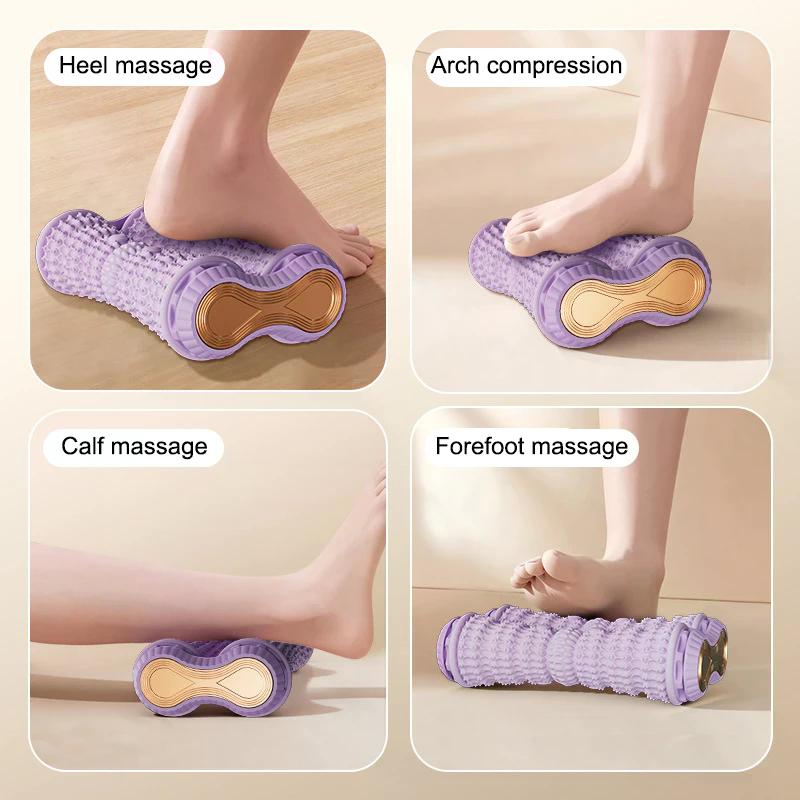 Foot Massager Massage Roller Yoga Massage Ball Plantar Fascia Roller Muscle Relaxation Care Plastic Manual Foot Massager Rollers
