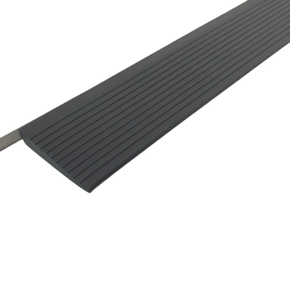 

1pc0.9mX5cm/7.5cm Self-Adhesive Ramp Mat Multi-Purpose Floor Transition Strip Easy Install Non-Slip Doorway Threshold Ram Home 0.9mX5cm чорний