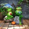 DIY Frogs Silicone Mold For Resin Art Craft Reusable Animal Shaped Molds Desktop Garden Decors Handmade Gift Creation