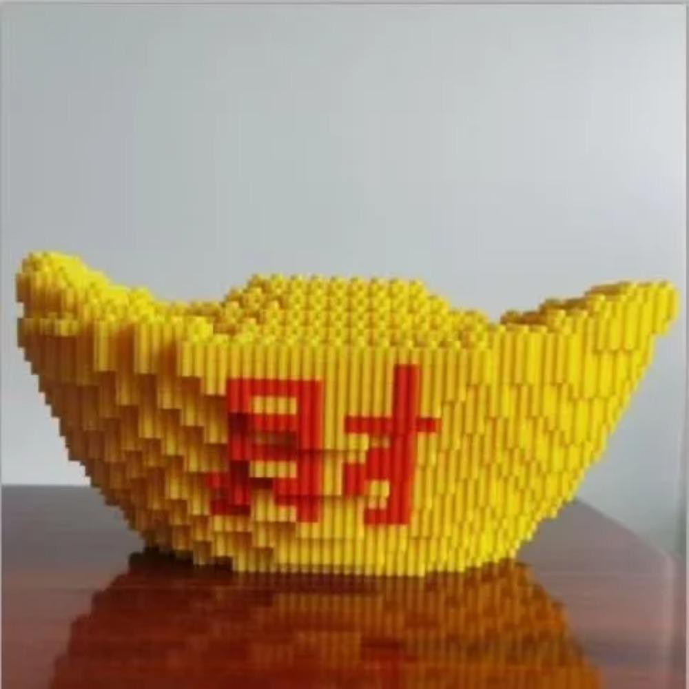 6466 Pocket Flying Cat DIY Model Building Blocks, Creative Puzzle Building Blocks Designed for Young and Adults, Home Decoration