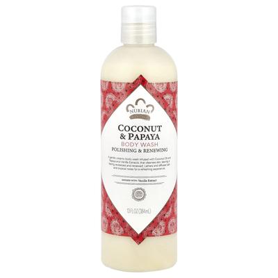 Body Wash, Coconut & Papaya with Vanilla Fruit Extract, 13 Fl Oz (384 Ml)