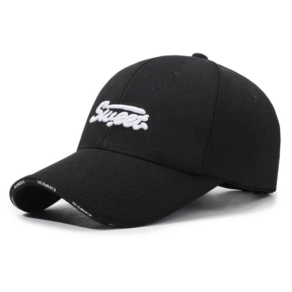 Embroidery Sweet Letter Baseball Cap Sun Protection Breathable Gift Outdoor