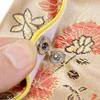 Chinese Brocade Handmade Embroidery Gift Storage Pouch Bag Zipper Jewelry Bag Snap Case Satin Coin Purse