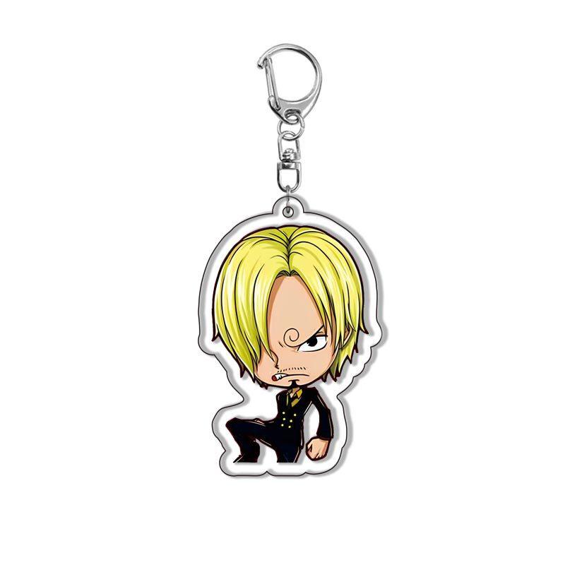 Acrylic Keychain One Piece Luffy Roronoa Zoro - related bag charms and keychains