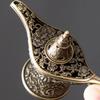 1pc Retro Chinese Style Xiangyun Hollow Incense Burner Magic Lamp Aromatherapy Tower For Desktop Decor Meditation Yoga Gift