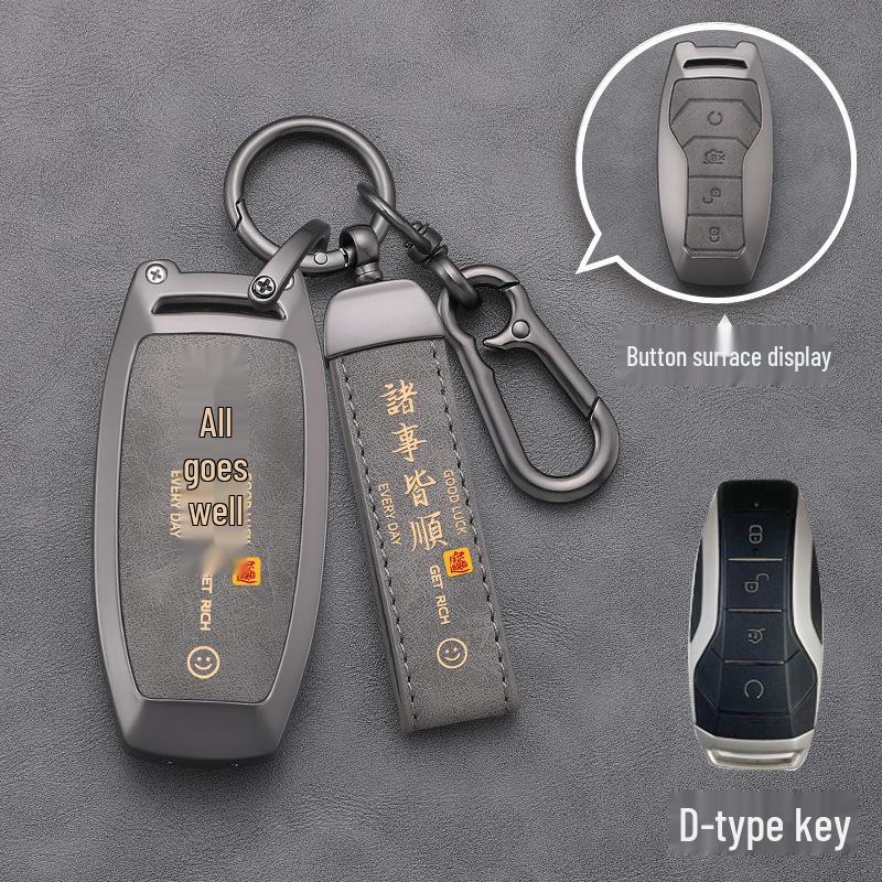 BYD Key Case for Han, Qin Plus DMI, Song Pro, Song L, Tang, Yuan, Destroyer 05, Seagull, Dolphin, Seal 06
