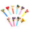 10-50PCS Random Colorful Party Blowout Whistles Toy Children Birthday Party Favors Games Blowing Dragon Whistle Blowing Roll Toy