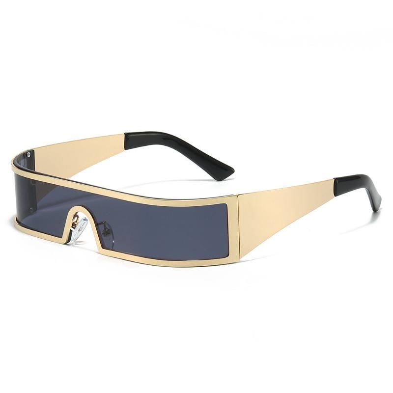 

One-Piece Punk Sunglasses Goggle Men s Future Tech Narrow Frames Sun Glasses Y2k Women Steampunk Shade Glasses Hip-hop