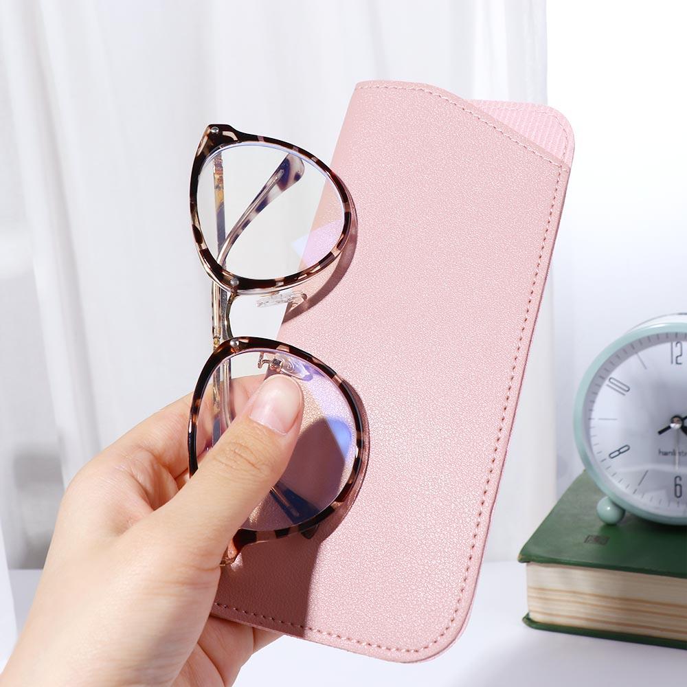 Storage Box Reading Glasses Case Eyewear Bag PU Leather Spectacle Case Glasses Bags Sunglasses Case