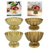 Flower Vase Compote Vase Gift Decorative Table Decoration Floral Arrangement Planter Pot for Office Home Bookshelf Event Kitchen